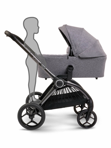 CORE Pushchair and Carrycot Light Grey - Complete Bundle