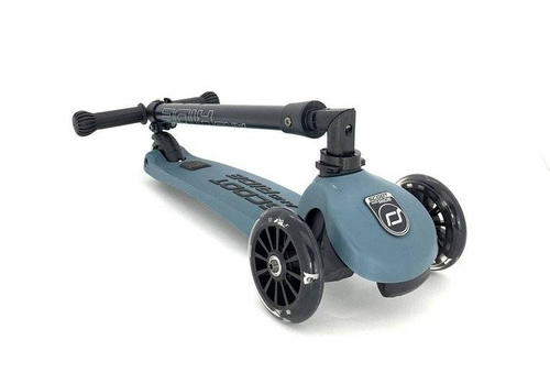 SCOOTANDRIDE - Highwaykick 3 LED - Folding scooter with light-up wheels 3+ Steel
