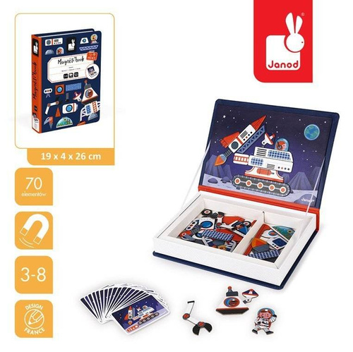 Janod - Magnetic puzzle Kosmos Magnetibook