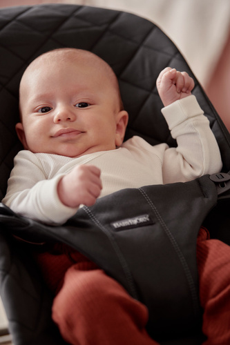 BABYBJÖRN - Bouncer Bliss WOVEN, Black