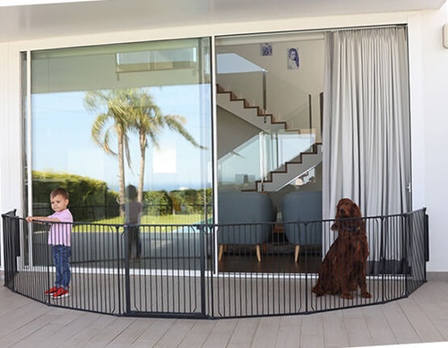 Baby Dan - Carl Wide 3X outdoor safety gate, black