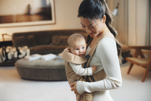 BABYBJÖRN - BABY CARRIER MINI, Beige Woven