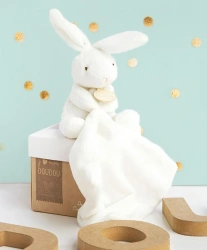 DOUDOU – rabbit security blanket Doudou et Compagnie, ivory