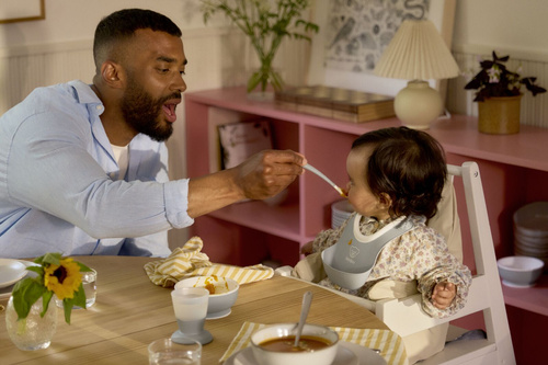 BABYBJORN - Dinnerware Set, 8 pcs - Light Grey