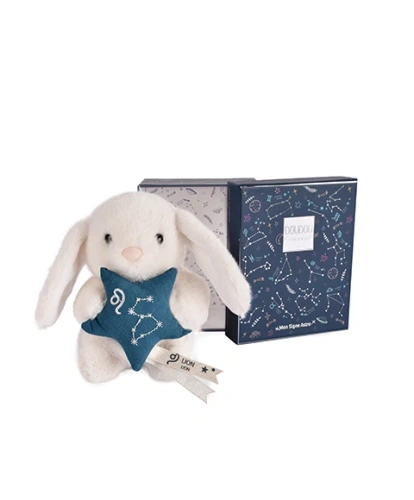 DOUDOU – DOUDOU ASTRO plush rabbit with zodiac sign, Doudou et Compagnie, 12 cm, Leo