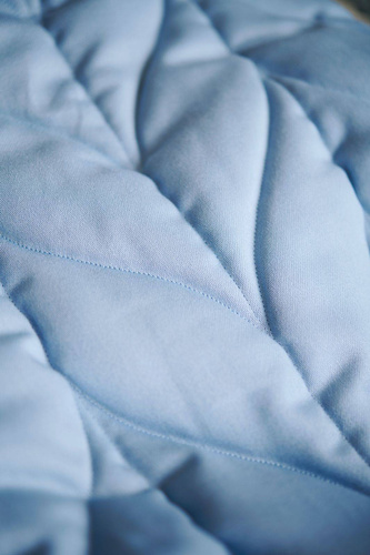 BABYBJÖRN - BLISS WOVEN, Blue (Light Grey, Petal Quilt)