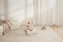 BABYBJÖRN - Bouncer BLISS Woven - Mélange, Light Beige