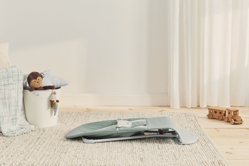 BABYBJORN - Bouncer Balance Soft Light Sage/Grey, WOVEN/JERSEY