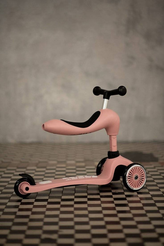 SCOOTANDRIDE - Highwaykick 2in1 Ride and scooter 1-5 years Rose