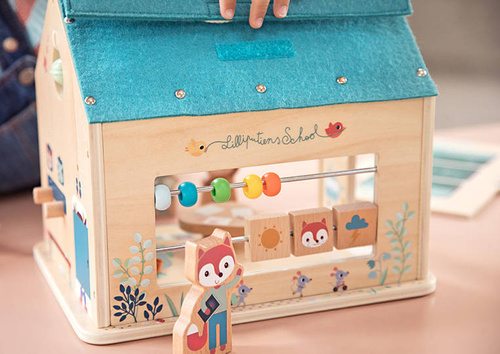 LILLIPUTIENS - wooden toy My first school 3 +