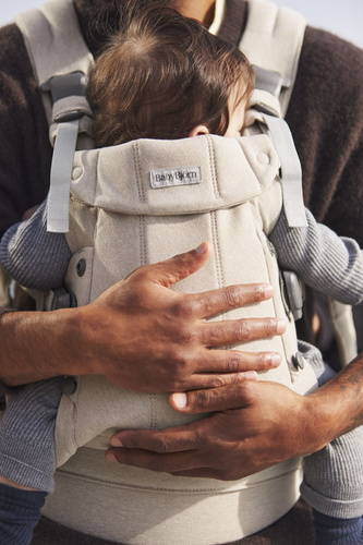 BABYBJORN - Baby Carrier Harmony, Woven, Light Beige mélange