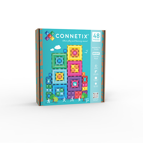 Connetix - Portal Pack, Piece Bright - 48 pieces