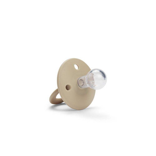 ELODIE DETAILS - Binky Bundle silicone pacifier 0-6 m, pure khaki - 2 pieces