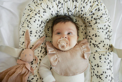 ELODIE DETAILS - Binky Bloom silicone pacifier 3m+, powder pink