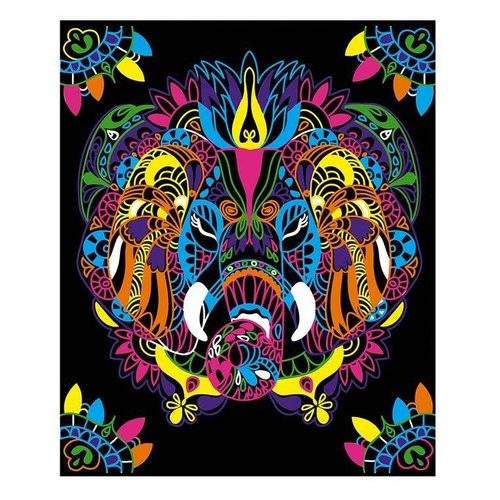 Janod - Creative set Fluorescent felt-tip pens Animals 7+