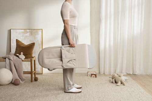 BABYBJÖRN - Bouncer BLISS Woven - Mélange, Light Beige
