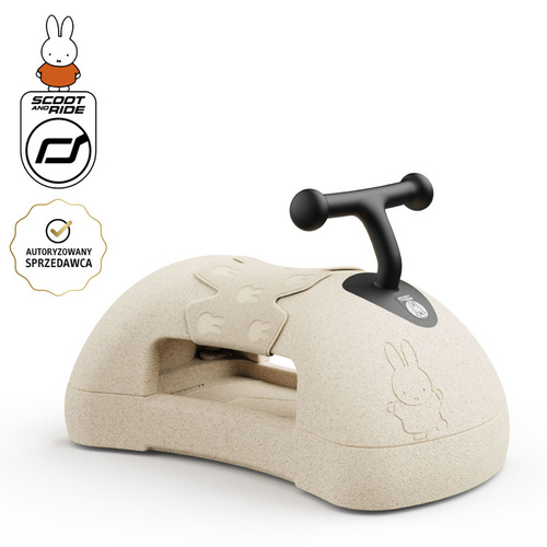 SCOOTANDRIDE - My First Evolutionary 3-in-1 Push Ride-on 6 m+, Miffy Sand