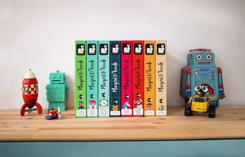 Janod - Magnetic puzzle. Costumes Boy Magnetibook collection 2018
