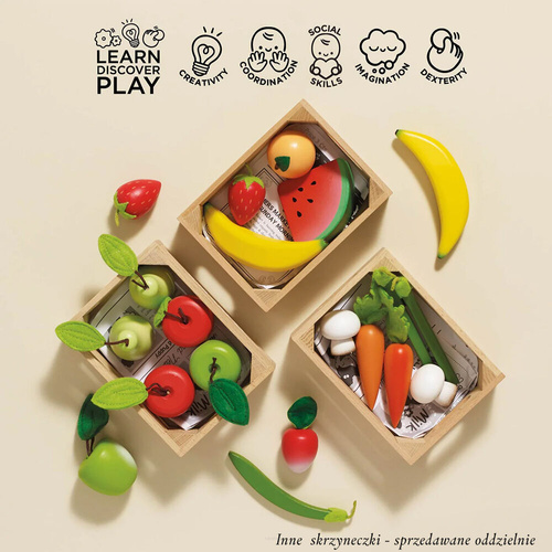 Le Toy Van – Wooden Crate of Vegetables