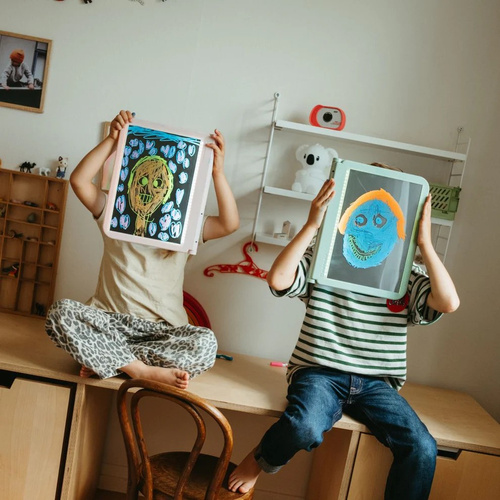 Kidywolf – illuminated writing and drawing learning tablet KIDYDRAW-PRO, green