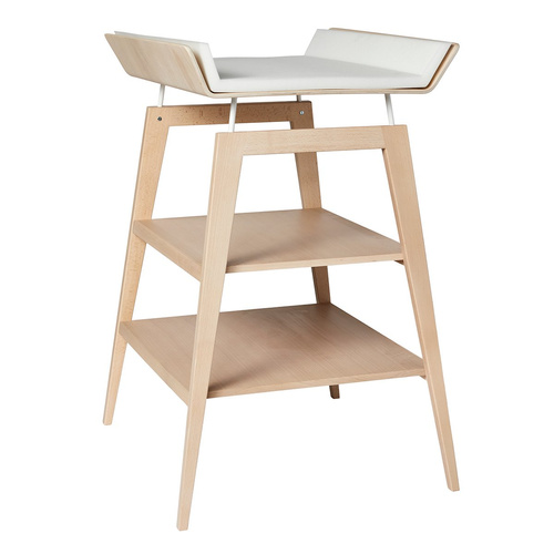 LEANDER LINEA™ CHANGING TABLE W. FOAM CUSHION, BEECH