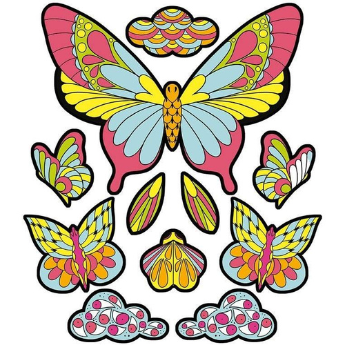 Janod - Multi - a creative set of 17 decorations Animals 6+