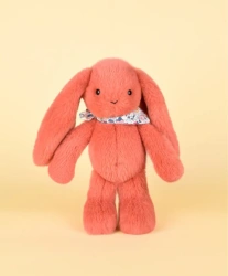 DOUDOU – Lapin Fleurette plush rabbit by Doudou et Compagnie, 25 cm, terracotta