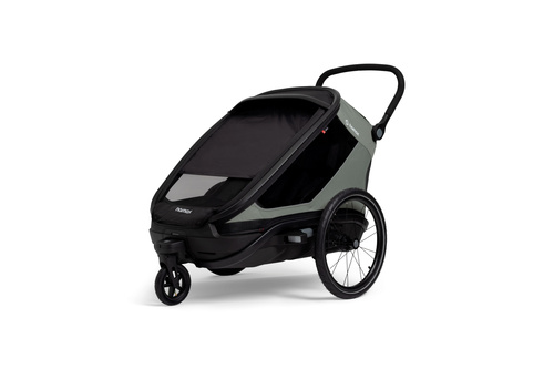 Hamax - Outback Next Bike Trailer, double, dusty green