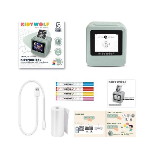 Kidywolf - KIDYPRINTER-AI smart thermal printer for kids