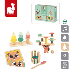 Janod - Set of educational toys Box 36 months