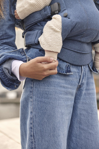 BABYBJORN - Baby Carrier Harmony, Woven, Blue mélange