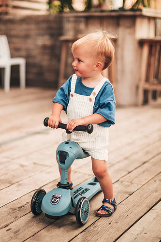 SCOOTANDRIDE - Highwaykick 2in1 Ride and scooter 1-5 years Steel