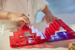 Cleverclixx - Klocki magnetyczne - Stairs Set Intense 34 el.