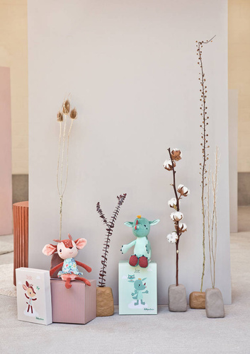 LILLIPUTIENS - Cuddly plush Stella the fawn in gift box ECO 3m+