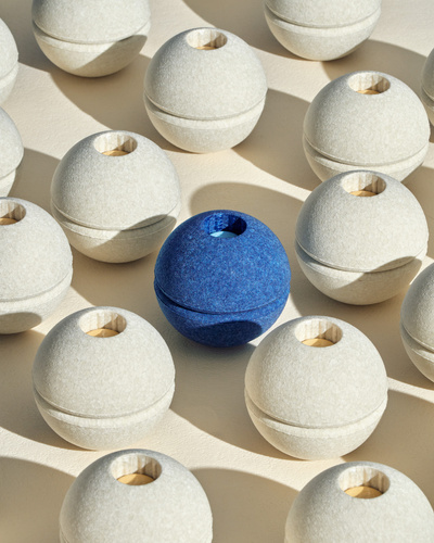 MODU - Foam Ball, deep blue / sky blue