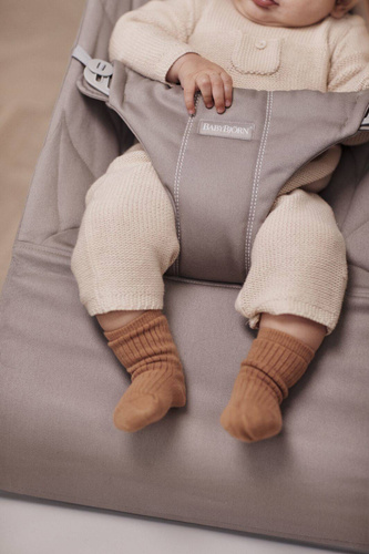 BABYBJÖRN - BOUNCER BLISS Woven, Petal quilt, Sand Grey