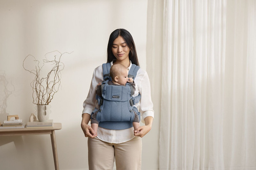 BABYBJORN - Baby Carrier Harmony, Woven, Blue mélange