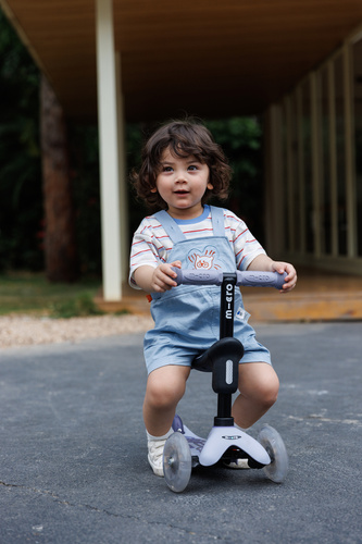 MICRO - Mini2Grow Deluxe LED scooter with handlebar, lavender mist
