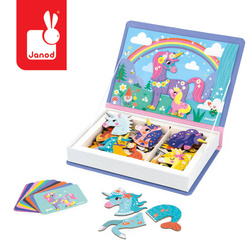 Janod - Magnetic puzzle Unicorn Magnetibook 3-8 years