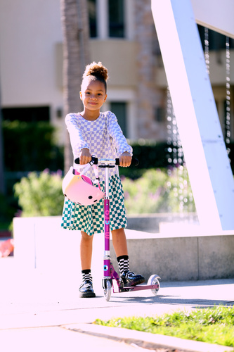 MICRO - two-wheeled scooter for children from 5 years Sprite, purple metallic