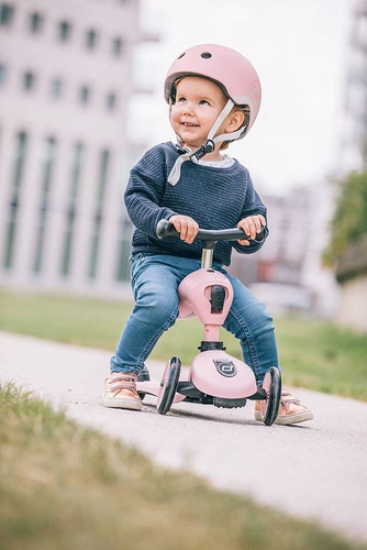 SCOOTANDRIDE - Highwaykick 2in1 Ride and scooter 1-5 years Rose