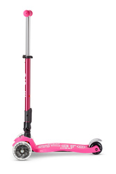 MICRO - foldable three-wheeled scooter Maxi Deluxe LED, shocking pink