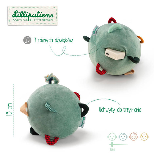 LILLIPUTIENS - Sensory sound ball Joe 6m +