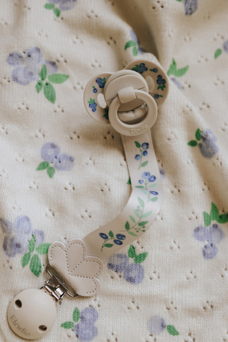 ELODIE DETAILS - pacifier clip, Blueberry Bliss