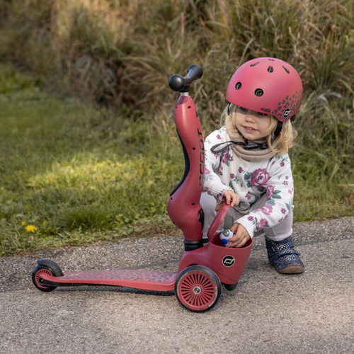SCOOTANDRIDE - Highwaykick 1 Lifestyle 2in1 Ride-on and scooter with lockable storage 1-5 years Wildcat