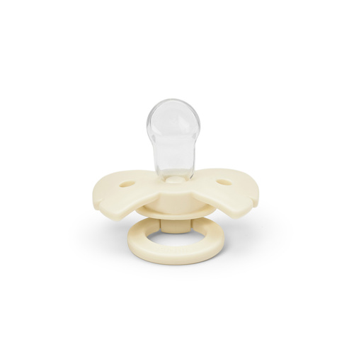 ELODIE DETAILS - Binky Bow Silicone 0-6 months, oat white