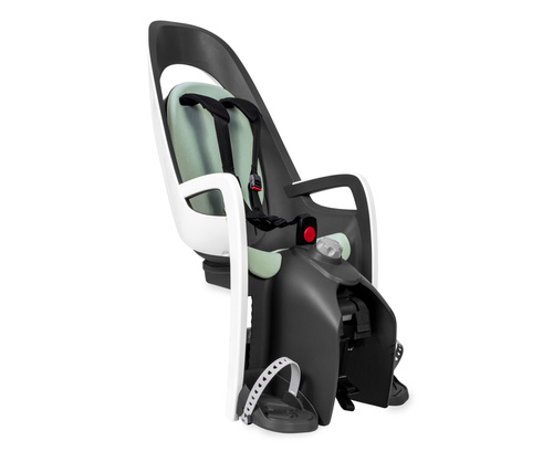 Hamax - Caress w/carrier adapter (rack mounted) - White/mint