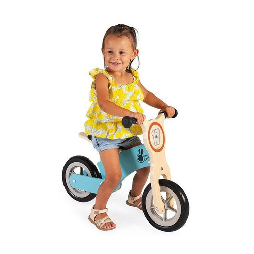 Janod - Bikloon Little Racer 2+ wooden balance bike for 3+ years