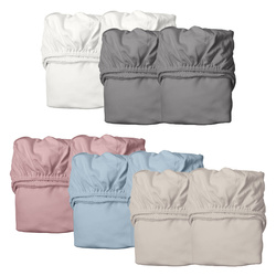 LEANDER - sheet for baby cot 2 pcs, cool grey