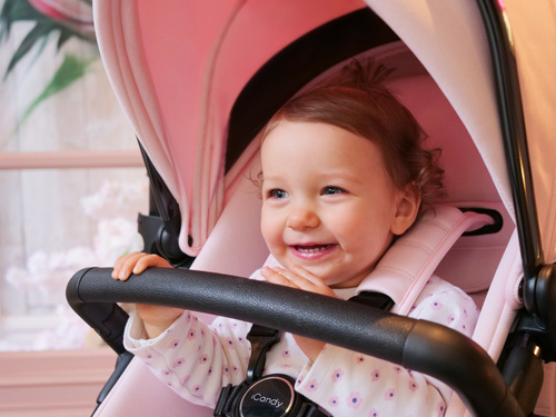 Peach 7 Pushchair and Carrycot, Blush